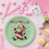 Zoomie Santa Christmas Pappteller (Party)