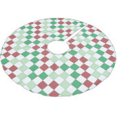 Zoomie Santa Christmas Polyester Weihnachtsbaumdecke (Schrägansicht)