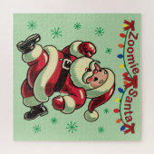 Zoomie Santa Christmas Puzzle (Horizontal)