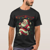 Zoomie Santa Christmas T-Shirt (Vorderseite)