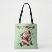 Zoomie Santa Christmas Tasche (Vorderseite)