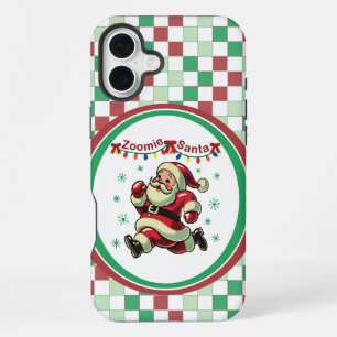 Zoomie Santa Weihnachten iPhone 16 Plus Hülle