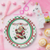 Zoomie Santa Weihnachten Pappteller (Party)