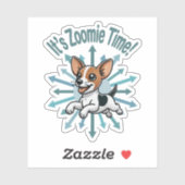 Zoomie Time Rat Terrier Aufkleber (Blatt)