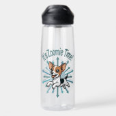 Zoomie Time Rat Terrier Trinkflasche (Rückseite)