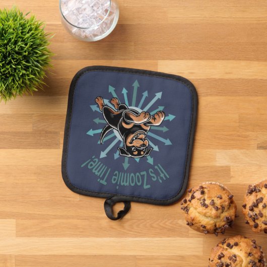 Zoomie Time Rottweiler Topflappen (Oben Unten)