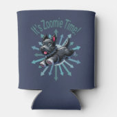 Zoomie Time Scottish Terrier Dosenkühler (Rückseite)