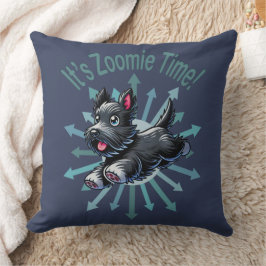 Zoomie Time Scottish Terrier Kissen