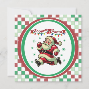 Zoomie Weihnachtsmann Weihnachten Einladung