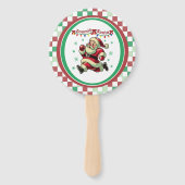 Zoomie Weihnachtsmann Weihnachten Fächer (Rückseite)