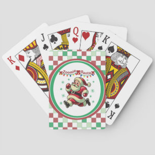 Zoomie Weihnachtsmann Weihnachten Spielkarten