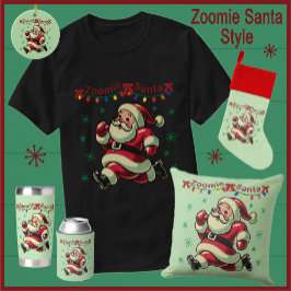 Zoomie Weihnachtsmann Weihnachten T-Shirt