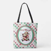 Zoomie Weihnachtsmann Weihnachten Tasche (Rückseite)
