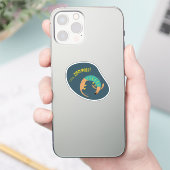 Zoomies niedliche illustrierte Wurstmarinade Aufkleber (Telefon)