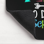 Zooming in 100 Tage Schullehrer Kindergeschenk Mousepad (Ecke)
