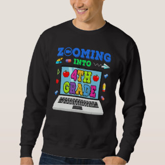 Zooming Into 4. Klasse Virtuelle Rückkehr zur Schu Sweatshirt