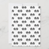 Zooming Racer Birthday Einladung (Rückseite)