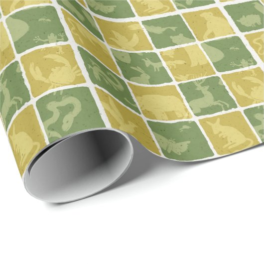 Zoommuster Geschenkpapier (Rolleneckpunkt)