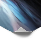 Zoomorphe junge Dame Rothaarfuchs Ohr | Art der AI Poster (Ecke)