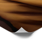 Zoomorphe junge Frauen schwarzer Haarfuchs Ohr | A Poster (Ecke)