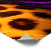 Zoomorpher cooler Frauencheetah | Art der AI Poster (Ecke)