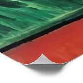 Zoomorphische Dame mit Katzenohren | Art der AI Poster (Ecke)