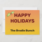 Zoomy Christmas Call Video Conference Satire Karte (Rückseite)