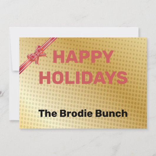 Zoomy Christmas Call Video Satire Konferenz Karte (Rückseite)