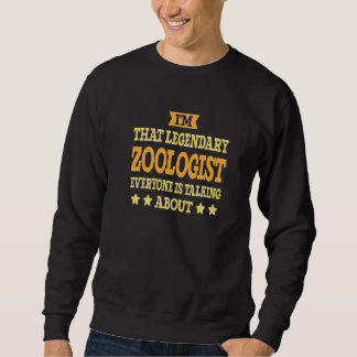 Zooologe Jobtitel Mitarbeiter  Arbeiter Zoologe Sweatshirt