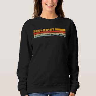 Zooologe Retro-Berufstitel Beruf Sweatshirt