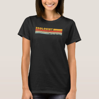 Zooologe Retro-Berufstitel Beruf T-Shirt