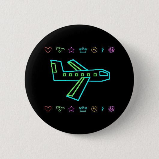 Zooper Flugzeug Button (Vorderseite)