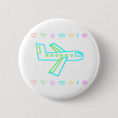 Zooper Flugzeug Button (Vorderseite)