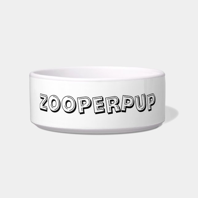 ZOOPERPUP DOG BOWL NAPF (Vorderseite)
