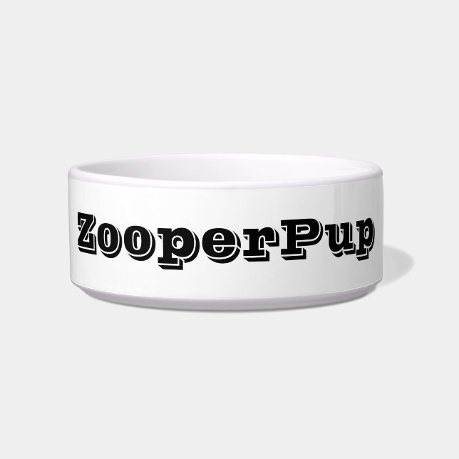 ZOOPERPUP DOG BOWL NAPF (Vorderseite)
