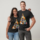 Zoorip Tierpyramide Freund T-Shirt (Unisex)