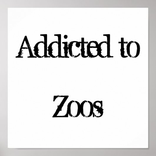 Zoos zugeteilt poster (Vorne)