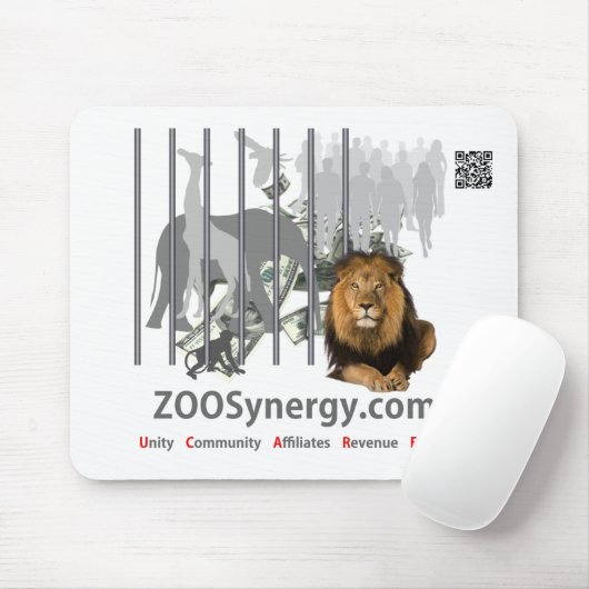 ZOOSynergy - Maus-Pad Mousepad (Mit Mouse)