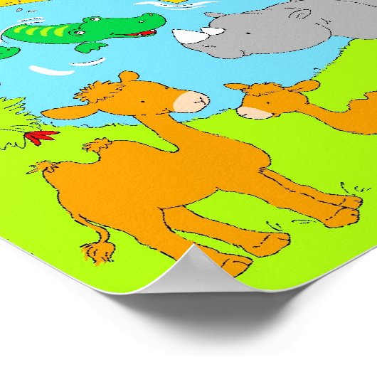 Zooszene Poster (Ecke)