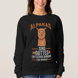 Zootier Alpaka sagt Alpakas Sweatshirt