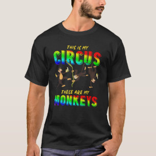 Zootier Das ist mein Zirkus, das ist mein Affe T-Shirt