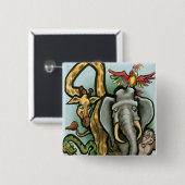Zootiere Button (Vorne & Hinten)