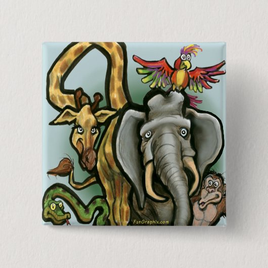 Zootiere Button (Vorderseite)