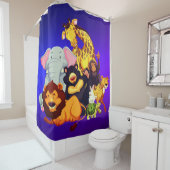 Zootiere Duschvorhang (Beispiel)