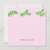 Zootiere Einladung zum Geburtstag (Rückseite)