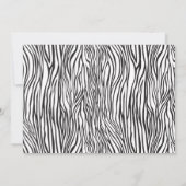 Zootiere Geschlechtsneutrale Babydusche Einladung (Rückseite)