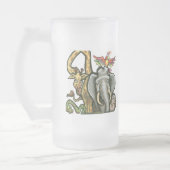 Zootiere Mattglas Bierglas (Links)