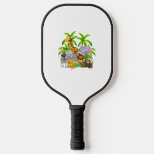Zootiere Safari Wildlife Geburtstagsparty A Day A Pickleball Schläger