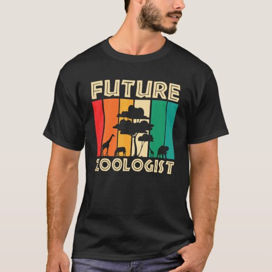 Zootiere Wildtierzoologie-Student Future Zool T-Shirt (Vorderseite)