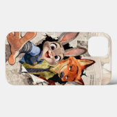 Zootopia Heroes: Judy Hopps & Nick Wilde Art Case-Mate iPhone Hülle (Rückseite (Horizontal))